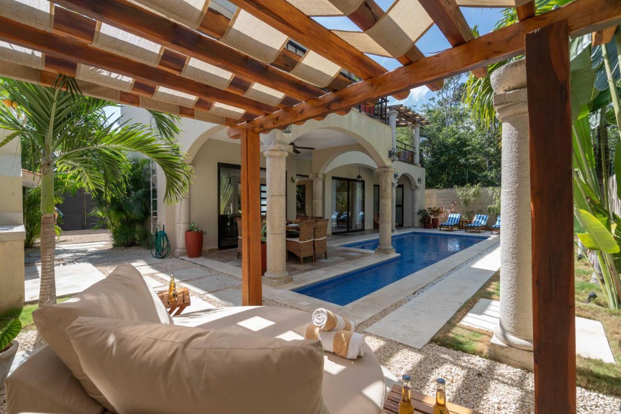 Tulum Stunning Villa For 10-Cabana-Private Pool-Parking المظهر الخارجي الصورة