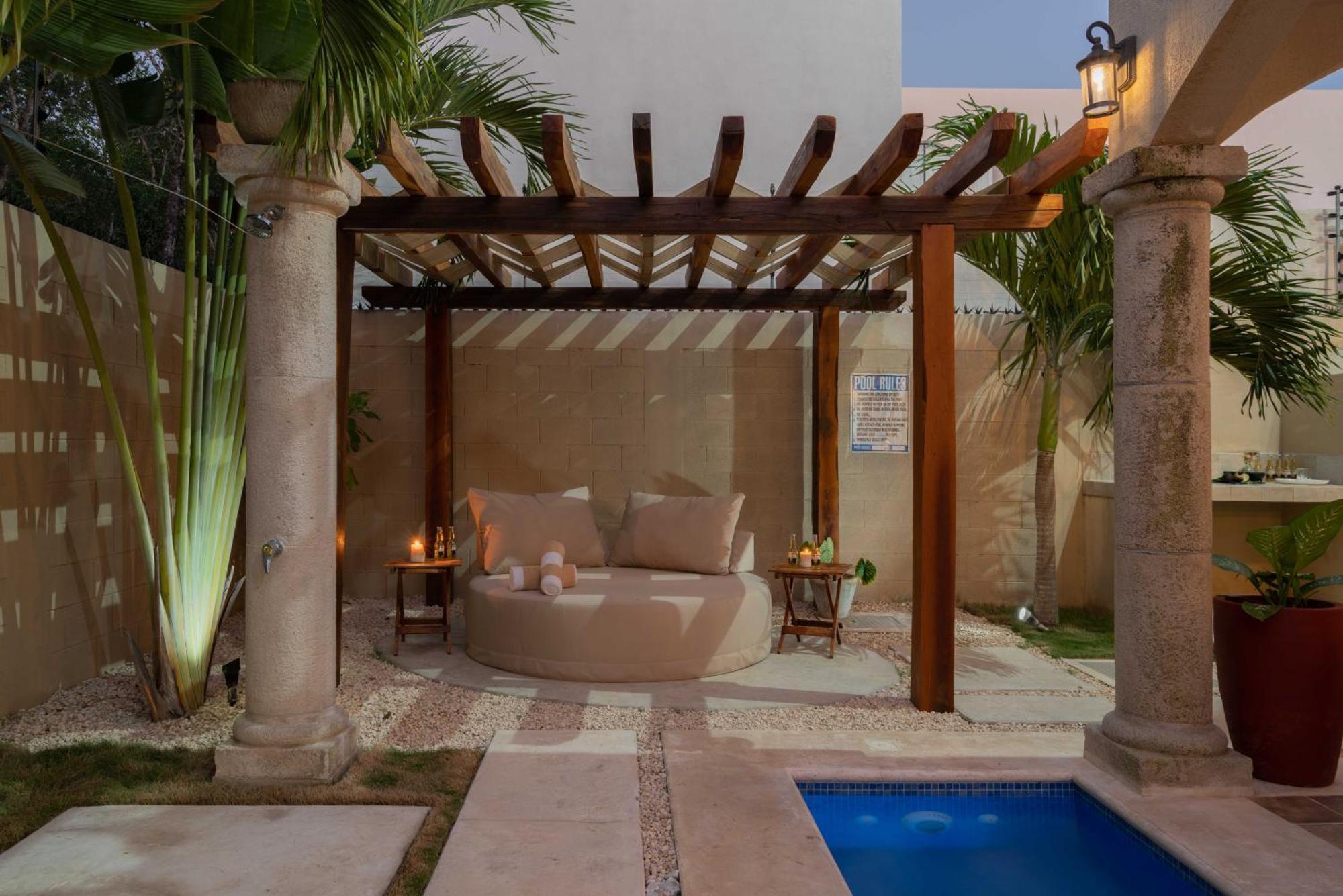 Tulum Stunning Villa For 10-Cabana-Private Pool-Parking المظهر الخارجي الصورة