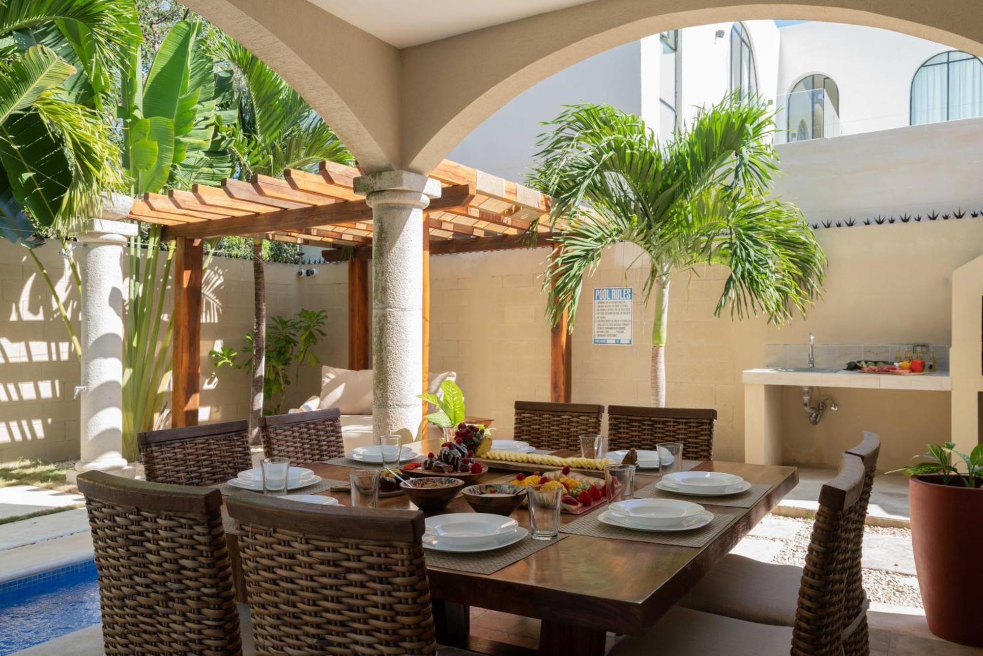 Tulum Stunning Villa For 10-Cabana-Private Pool-Parking المظهر الخارجي الصورة